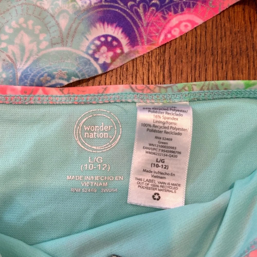 Girls'  10-12 bathing/swim suit bundle - Picture 7 of 9